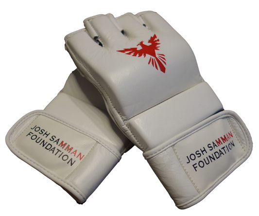 Josh Samman MMA Foundation MMA Gloves White