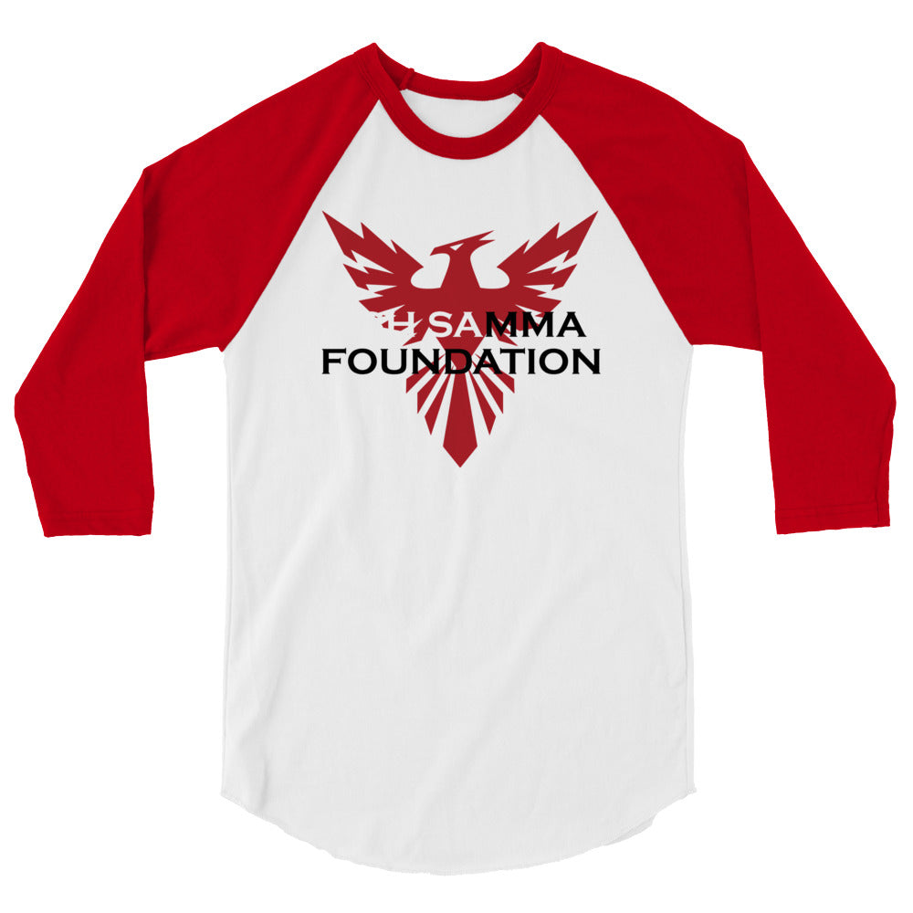 Samman Foundation 3/4 sleeve raglan shirt